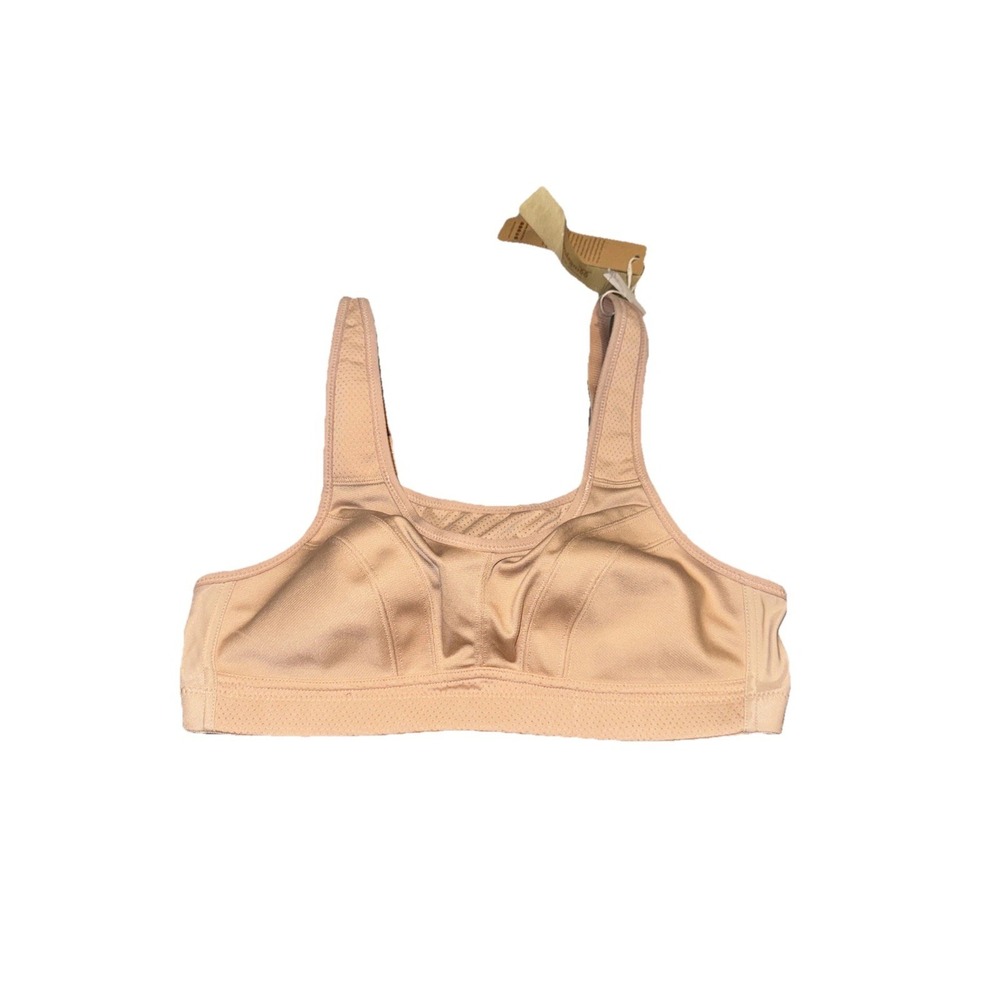 Wingslove‎ Women's Sports Beige Bra Sz 34B Wirefree Yoga Gym New